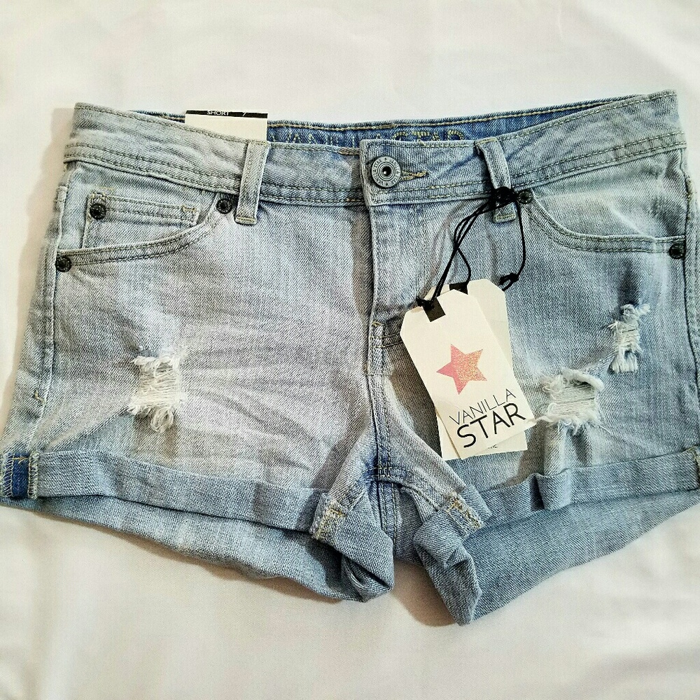 Vanilla Star Denim Shorts